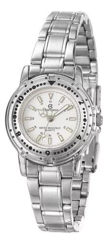 Reloj Champion Ch F Classic Silver Para Mujer Mercadolibre