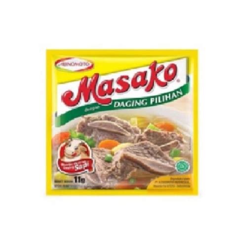 Jual Masako Penyedap Rasa Kaldu Sapi 9gr Sachet Shopee Indonesia