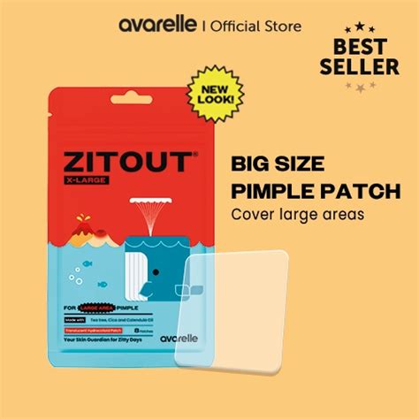 Avarelle Pimple Cover Patch 50mm Hydrocolloid Patch With Tea Tree Oiland Centella For Acne