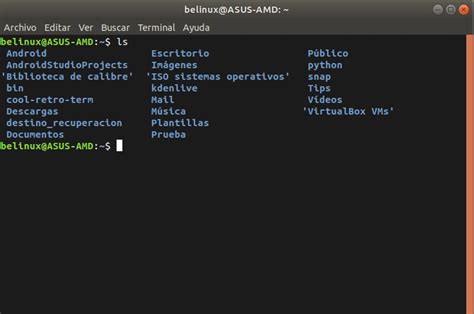 Ubuntu Linux Comando Ls En Linux