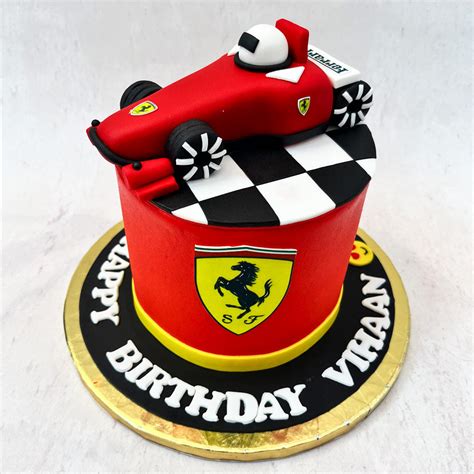 Ferrari Theme Cake Ferrari Cake F1 Cake Order Custom Cakes In