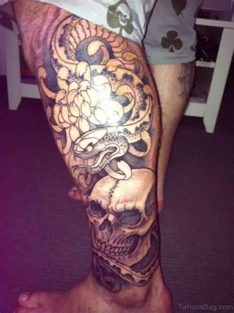 Scary Snake Tattoose On The Leg : Cute snake tattoos contains beautiful snake tattoo ideas that ...