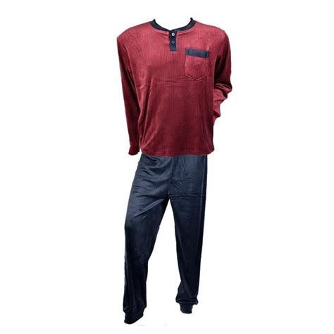 Pyjama Homme Long Soft Touch Ultra Confort Couleurs E Pyjama