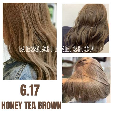 BREMOD 6 17 HONEY TEA BROWN HAIR COLOR SET WITH OXIDIZING Shopee