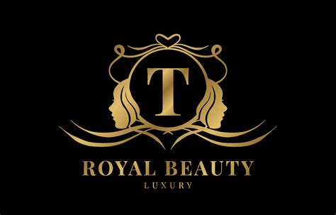 Letter T Royal Beauty Crest Logo Design Element 18792396 Vector Art At