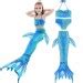 Meerjungfrau Kinderkost M M Dchen Bikini Badeanzug Topkostueme