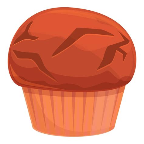 Premium Vector Glaze Muffin Icon Cartoon And Flat Of Glaze Muffin