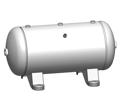 12 Gallon 200 PSI Horizontal Air Tank With Feet By Morganton Warthog