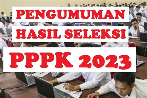 Per 8 Desember Sangat Minim Instansi Setor Hasil Seleksi Pppk 2023 Ke Bkn Pengumuman Kelulusan