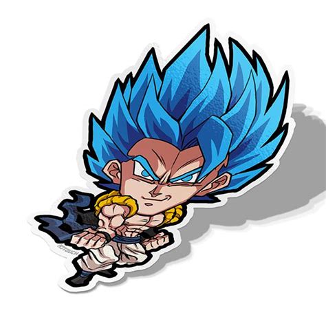 Gogeta Super Saiyan Blue Sticker Dragon Ball Super Ajtouch