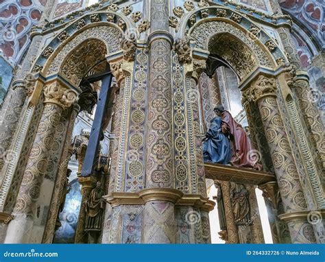 The Charola Round Templar Church In The Convent Of Christ Convento De