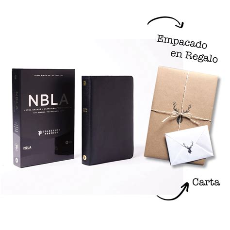 Biblia Nbla Colecci N Premier Piel Ultrafina Letra Grande Negro