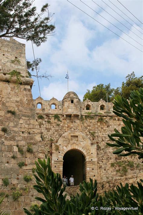 Rethymnon La Porta Della Datazione Veneziano Fortezza Dal XVI Creta