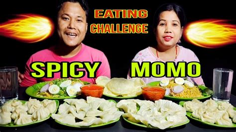 Spicy Momo Eating Challenge Chowmein Mukbang Meitei Mukbang