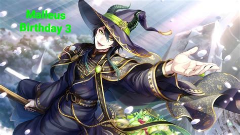 Twisted Wonderland Malleus Draconia Birthday 3 Lines ENG Subs