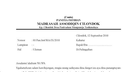 Detail Contoh Surat Lamaran Kerja Bahasa Sunda Koleksi Nomer 9