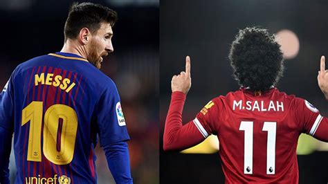 Laliga Barcelona Vs Leganes Messi Is Level With Salah In Race For