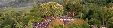 Sunrise Overlooking Borobudur At Punthuk Setumbu Hill Borobudur