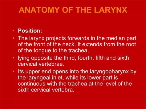 Larynx Imaging 1st Part Laryngeal Anatomy Ct Mri Dr Ahmed Esawy Ppt