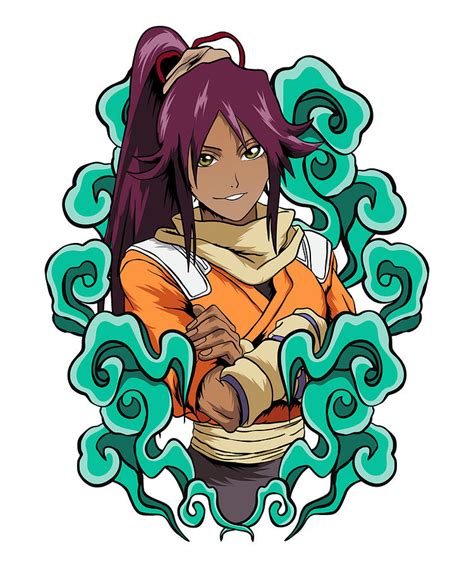 Arts Bleach Yoruichi Shihoin Drawing By Anime Video Game Fine Art America