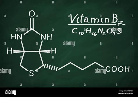 Vitamin B Molecule Chemical Formula Hi Res Stock Photography And