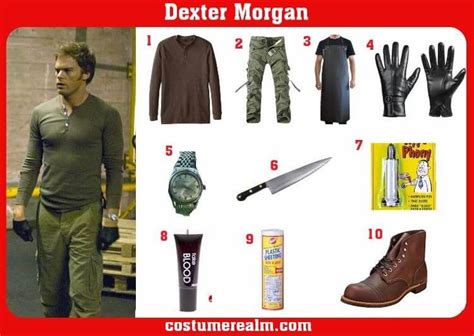 Dress Like Dexter Morgan From Dexter, Dexter Morgan Costume, Cosplay, Halloween Costume, Fancy ...