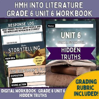 Digital Workbook Hmh Into Literature Grade Ela Unit Hidden Truths