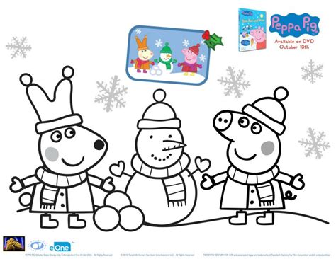 Peppa Pig Holiday Coloring Page Mama Likes This