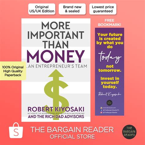 More Important Than Money An Entrepreneurs Team By Robert T Kiyosaki