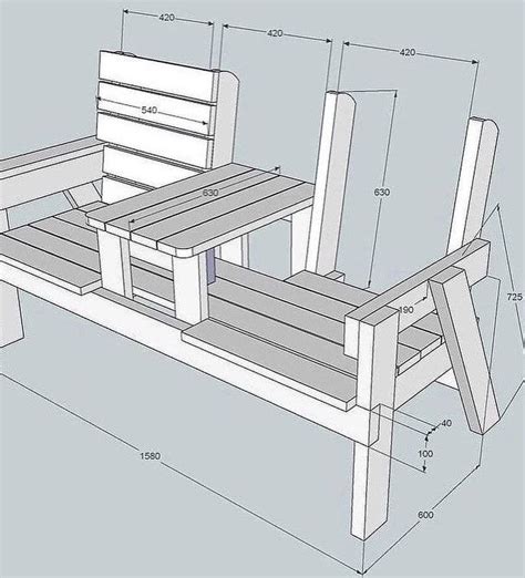 DIY Wood Bench Plans