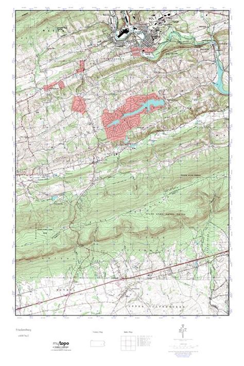 Mytopo Friedensburg Pennsylvania Usgs Quad Topo Map