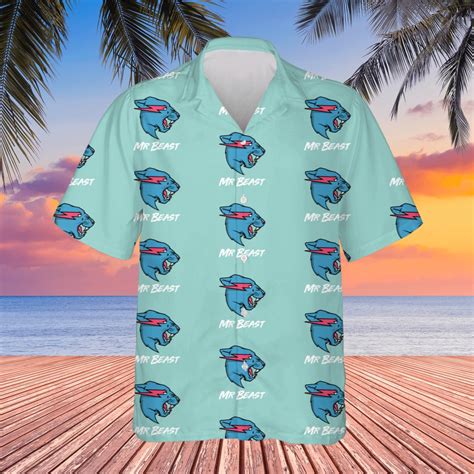 Mr Beas S Youtube Merch Beast Inspired Merch Hawaiians Sold By