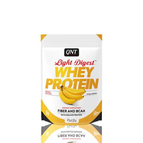 Proteína Whey Qnt Light Digest 500 Gr Banana Qnt