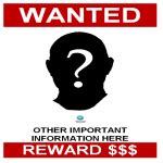 Funny joke wanted poster | Business templates, contracts and forms.