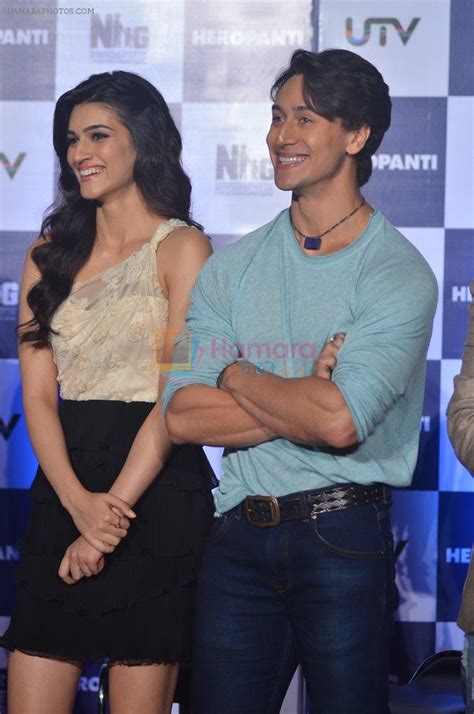 Kriti Sanon Tiger Shroff At Heropanti Launch In Mumbai On Th April