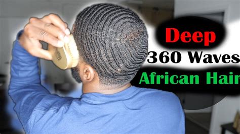 How To Get 360 Waves For Beginners With African Hair Youtube