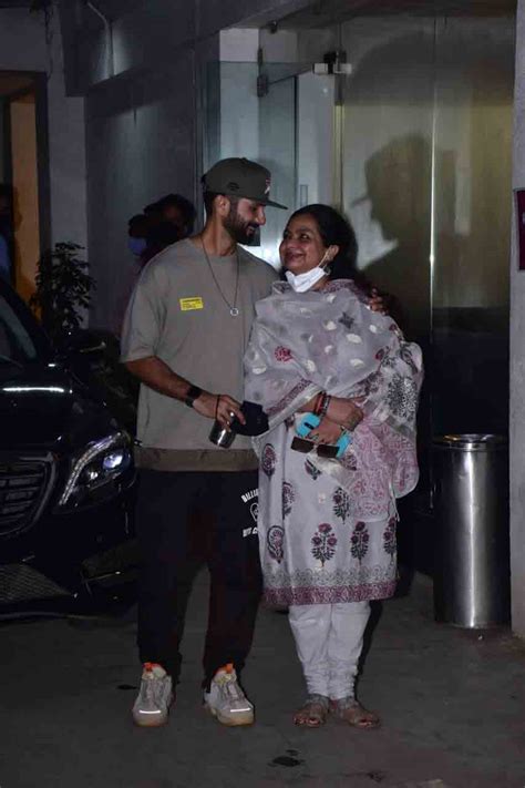 Shahid Kapoor attends Jersey film screening with mom Neelima Azeem ...