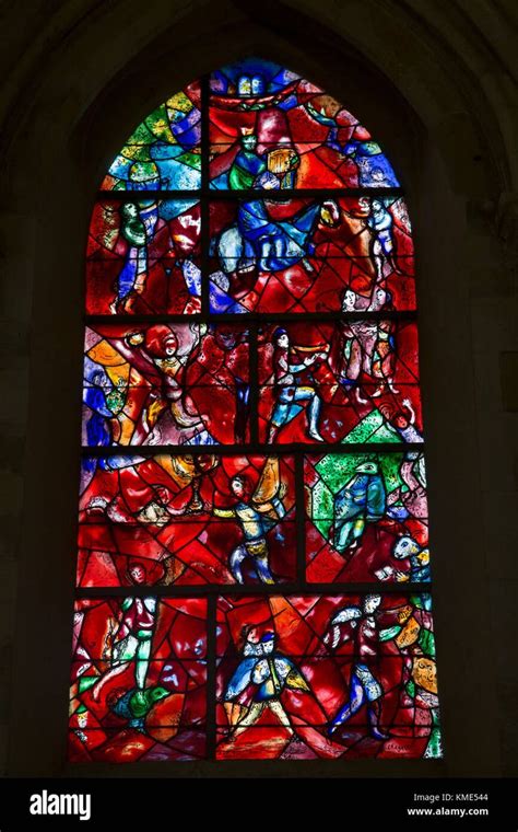 Stained Glass Window At Chichester Cathedral