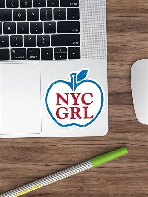 New York City Girl Sticker By Mauro Mondin Girl Stickers City Girl Shirts For Girls