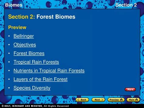 Ppt Section 2 Forest Biomes Powerpoint Presentation Free Download