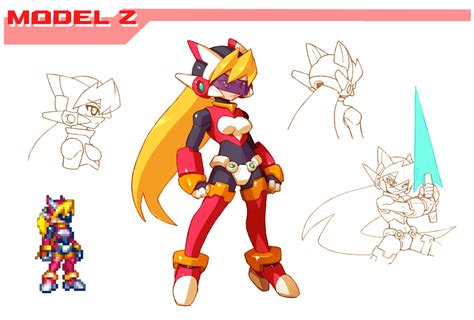 Megaman Zx Genesis Model Z Ciel By Senbonzakuraxx23 On Deviantart