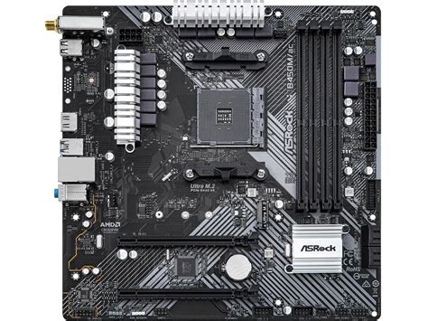 Amazon.com: ASRock B450M/AC R2.0 AM4 AMD Promontory B450 SATA 6Gb/s ...