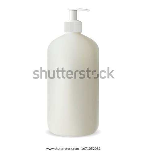 Pump Bottle Cosmetic Dispenser Package Mockup Stock Vector Royalty