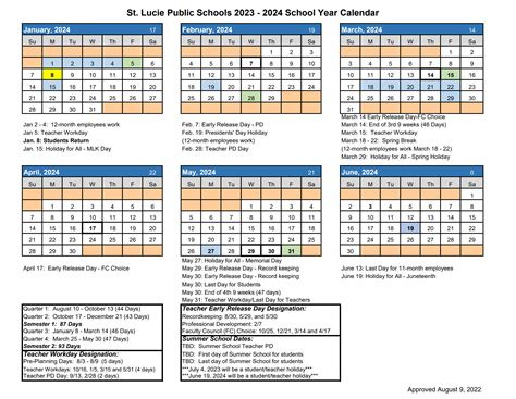 Calendar Sem 2 – Morningside Elementary