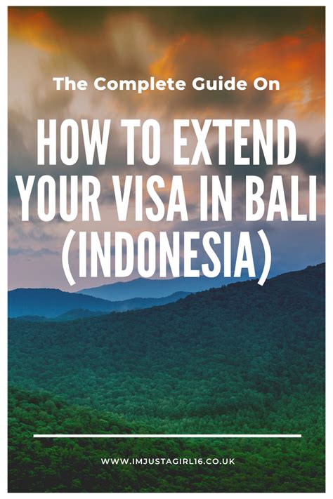 How To Extend Visa Bali I M Just A Girl