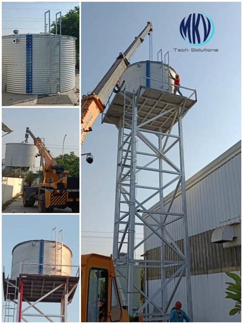 Jjm Project Zinc Aluminium Water Tank At Rs Piece Zincalume