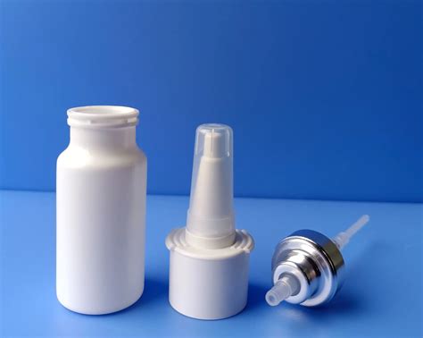 Multi Dose Nasal Spray Pumps Crimp On Closure With HDPE Bottle