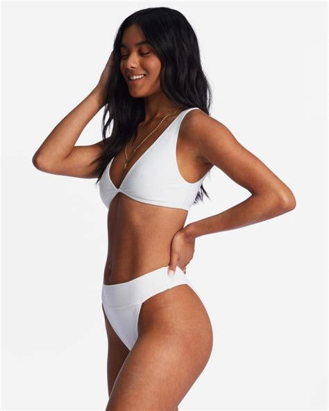 Mujer Tanlines Aruba Braguita De Bikini Para Mujer White Billabong