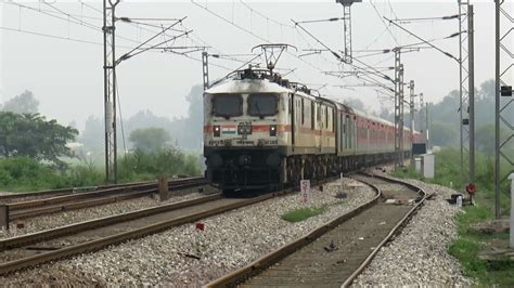 Double Wap 7 Shri Shakti Ac Express Indian Railways Youtube