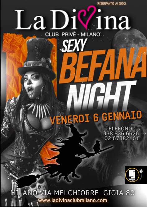 SEXY BEFANA 2023 La Divina Club Prive Milano